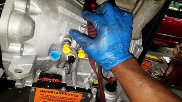 Replacement of a 41TE A604  Bad Transmission whining noise. Discussion about the flywheel. P0944