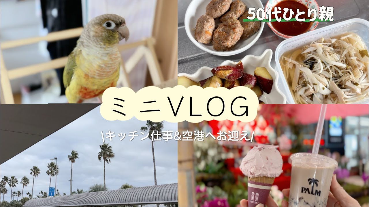 50代ひとり親✈️食事作って出かける日の様子です