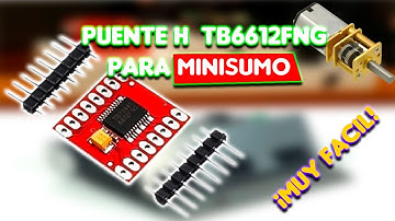 ✅Puente H  tb6612fng para miniSumo🚗 !MUY FACIL¡👍