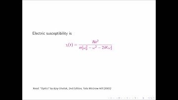 Origin of refractive index