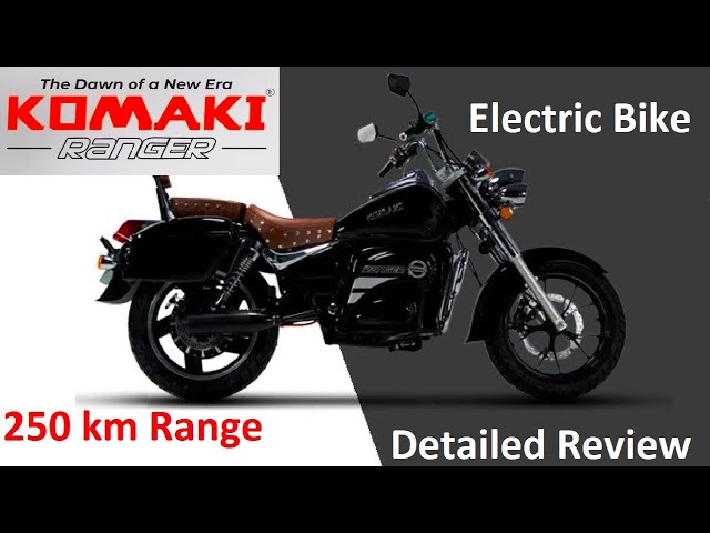 220 km Per Charge Black Komaki Ranger Motorcycle at Rs 187000 in Nashik