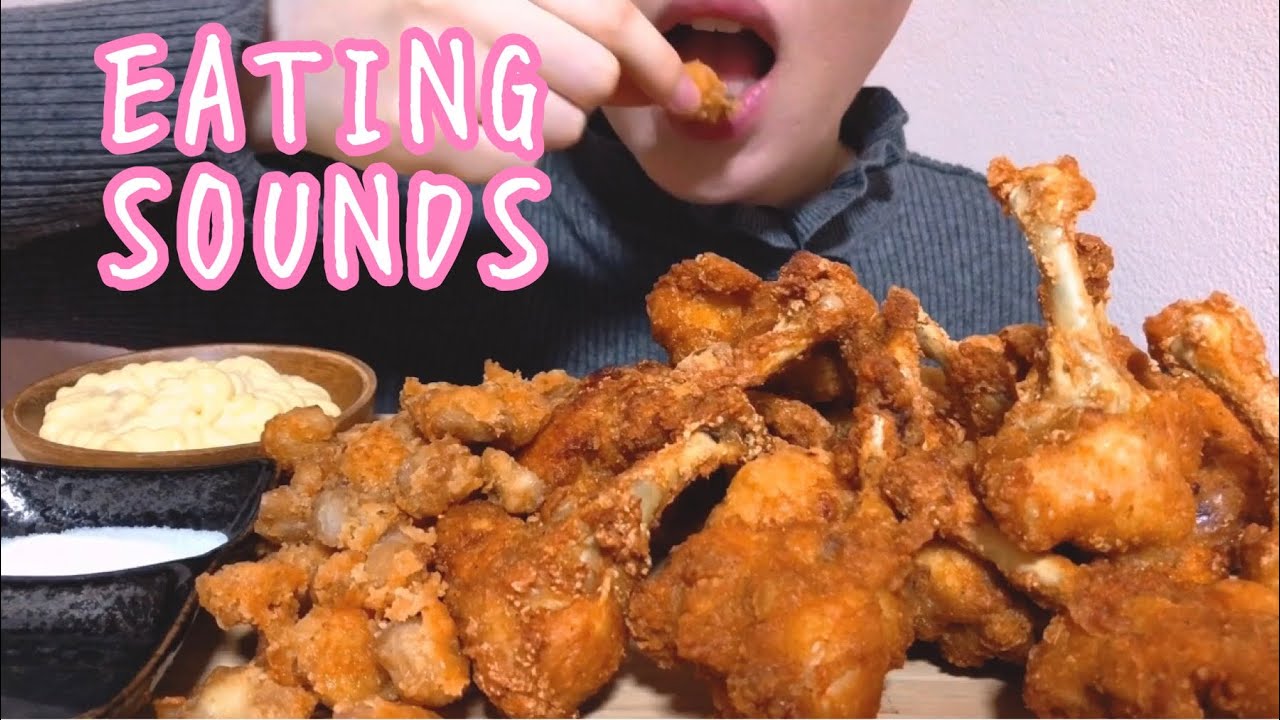 《Eating sounds》チューリップ唐揚げ!軟骨唐揚げ!Fried chicken tulip!Deep fried chicken cartilage!
