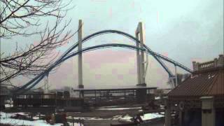 Cedar Point March 25th, 2013 (GateKeeper Construction Update)