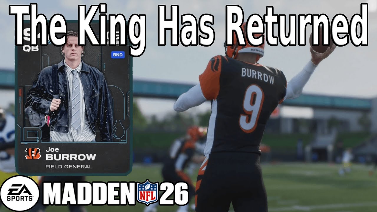 This Madden 26 MUT Team Has the Most CRACKED Joe Burrow (Madden 26 MUT)