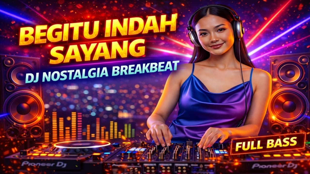 BEGITU INDAH SAYANG 🔥 DJ NOSTALGIA BREAKBEAT FULL BASS | COVERWAVE