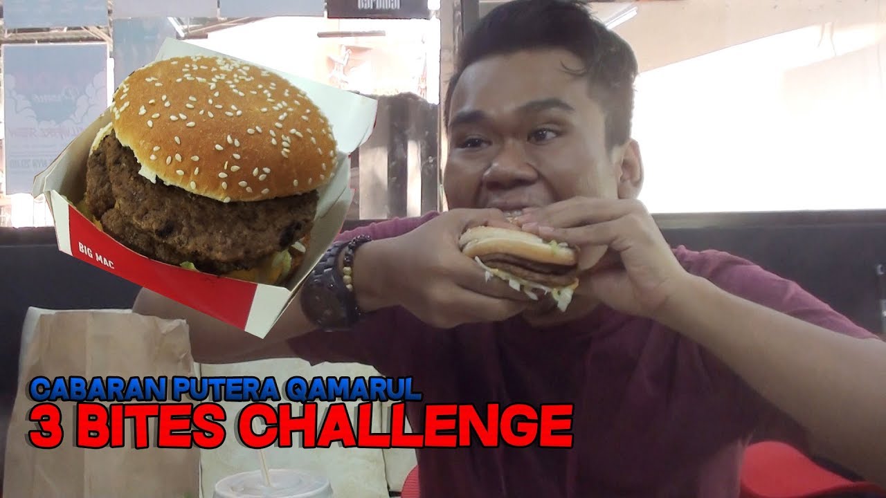 Cabaran Putera Qamarul: 3 BITES CHALLENGE