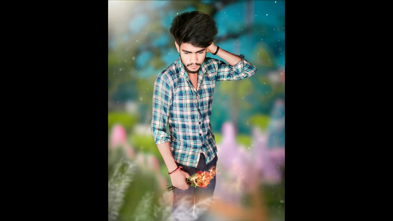 Rose Fire Photo Editing | LOVE | Sad Pose | Rose 🌹Fire | ENCODE 0X | 