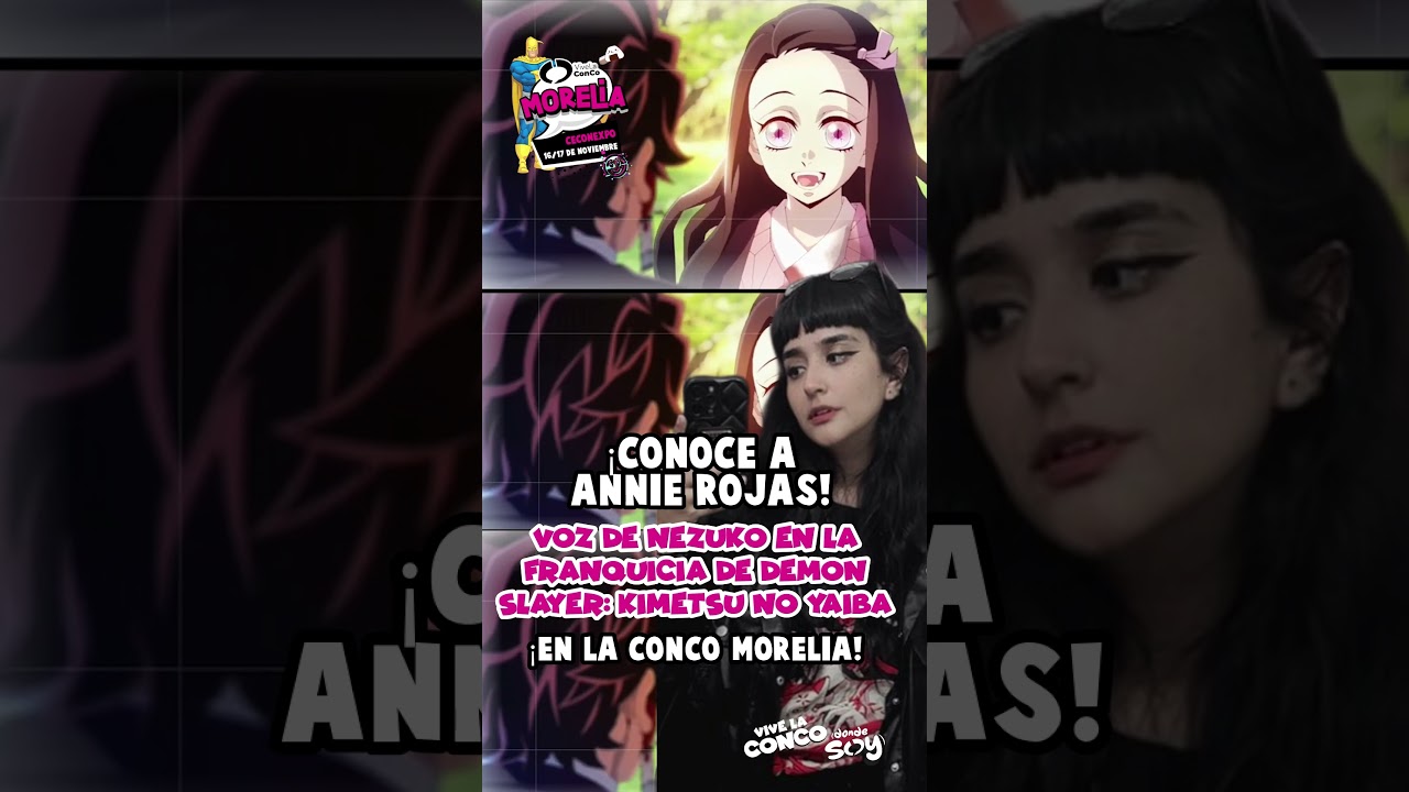 Conoce a Annie Rojas en la ConCo Morelia el 16 y 17 de noviembre en Ceconexpo