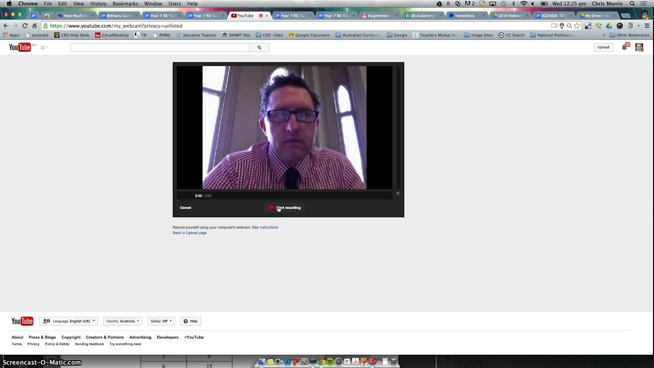 Youtube Webcam Capture