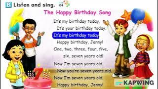 The Happy Birthday Song // Let's Go 1 4th Edition Unit 5