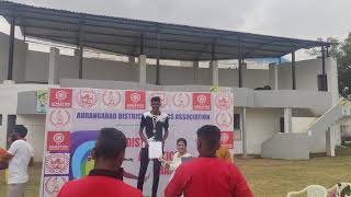 Winner Long Jump Sanket Kadam.Gold Medal