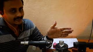 Adjustment of a Spectrometer for obtaining angle of minimum deviation: Practical demonstration