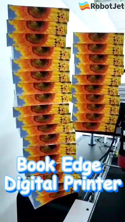 Book Edge Printer in Customer Factory！ #books #printing #print