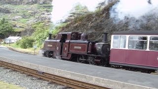 Steam Trains At Ffestiniog Railway Tanygrisiau Station 30Th July 2013