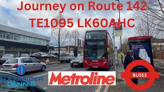 New Operator | Journey on Route 142 | TE1095 (LK60AHC)