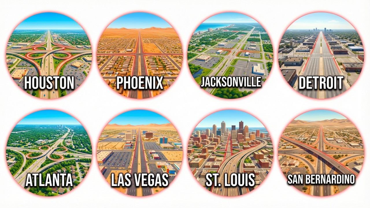Every WORST Designed American City Explained in 8 Minutes [Fact-Checked]