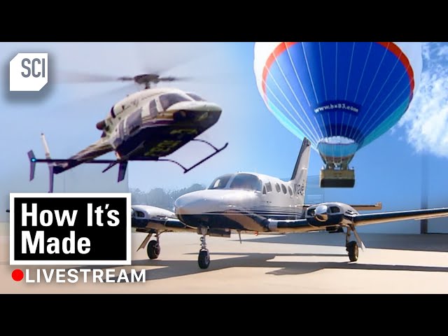 🔴 WATCH NOW: How Airplanes, Helicopters & More Aircraft Are Made | How It's Made | Science Channel