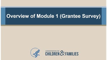 Step By Step Overview of the FY 2017 Performance Data Form Module 1