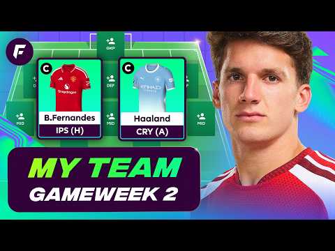 Thumbnail for My FPL GW2 TEAM 🔥 Gameweek 2 ✅