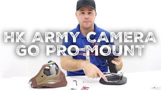 HK Army GoPro Paintball Mask Camera Mount - Review