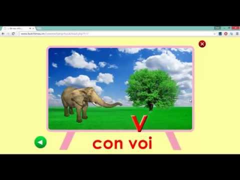 Video Dạy bé học chữ cái tiếng Việt - Chữ V - YouTube