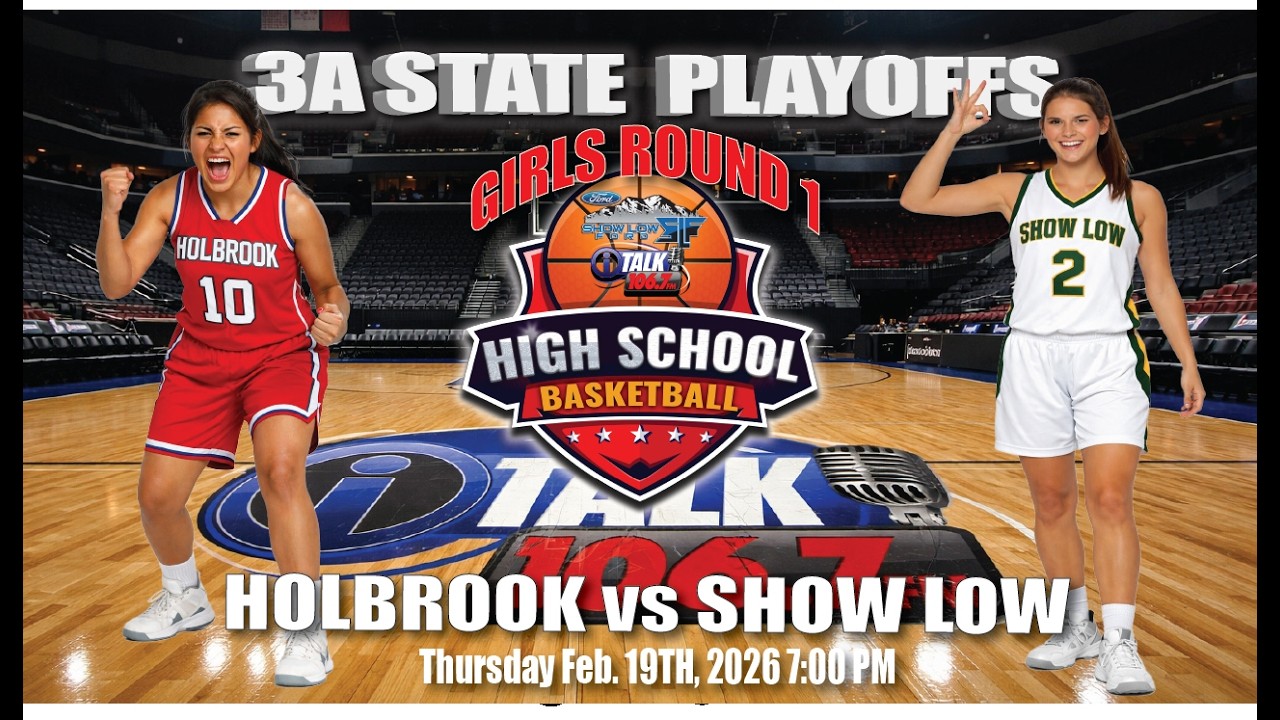 HOLBROOK ROADRUNNERS vs SHOW LOW COUGARS GIRLS 3A State Playoffs Round 1 Full Game