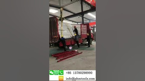 Phmtools advanced rebar bender machine is working