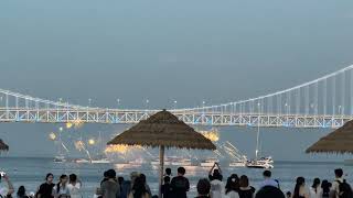 Cruise Ship Fireworks 2026-07-25, Busan, South Korea 4K