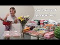 Cook w/ me | aesthetic meal prep and grocery haul