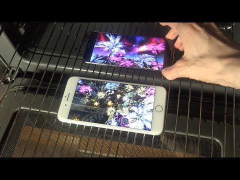 iPhone 7 Plus vs. Samsung Galaxy S8 Oven Benchmark Test!