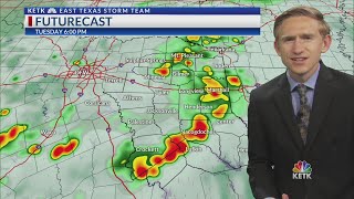 Monday Noon Forecast: Storms return tomorrow