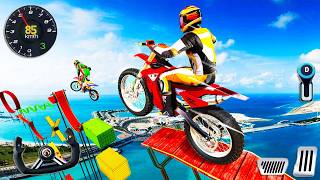 Extreme Motorcycle Stunt Driving - Impossible Tracks Bike Racing Game Android iOS screenshot 1