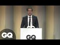 Josh Niland Presents Matt Stone With GQ Chef of the Year Award