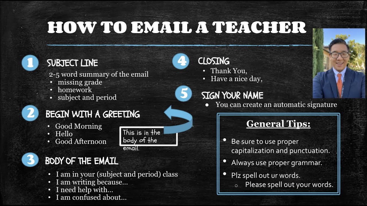 E29: How to email a teacher - YouTube