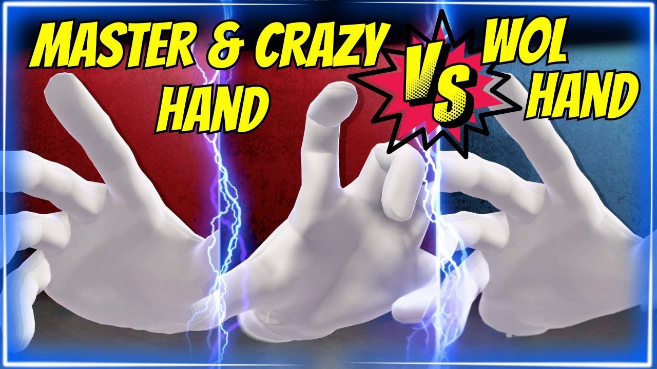 Master Hand & Crazy Hand Unite Against WOL Master Hand! Who Will Win ...