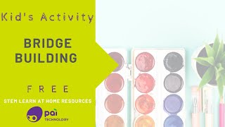 Kids Activity Bridge Building Pai Technology Stem Toys