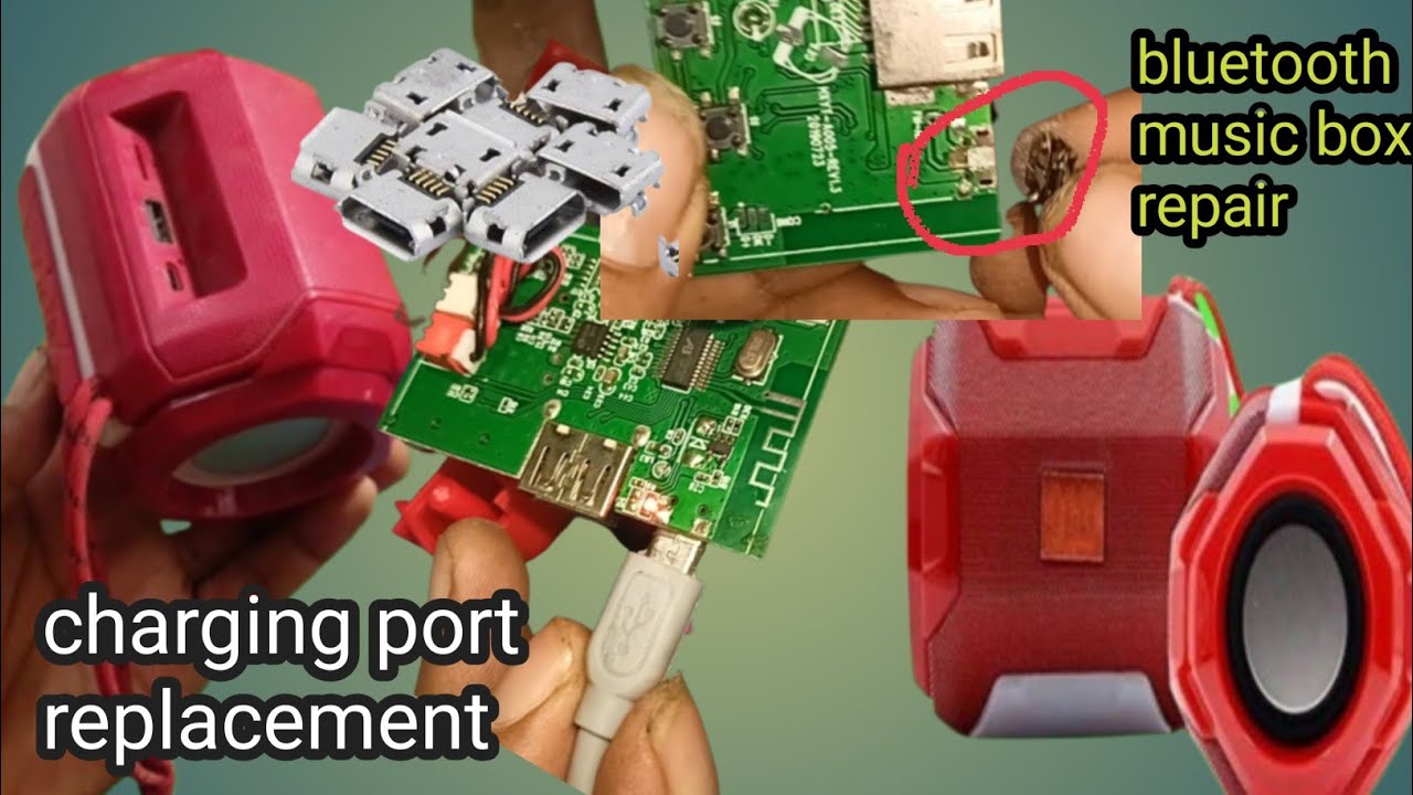 Bluetooth Music sound box charging port replacement Bluetooth music