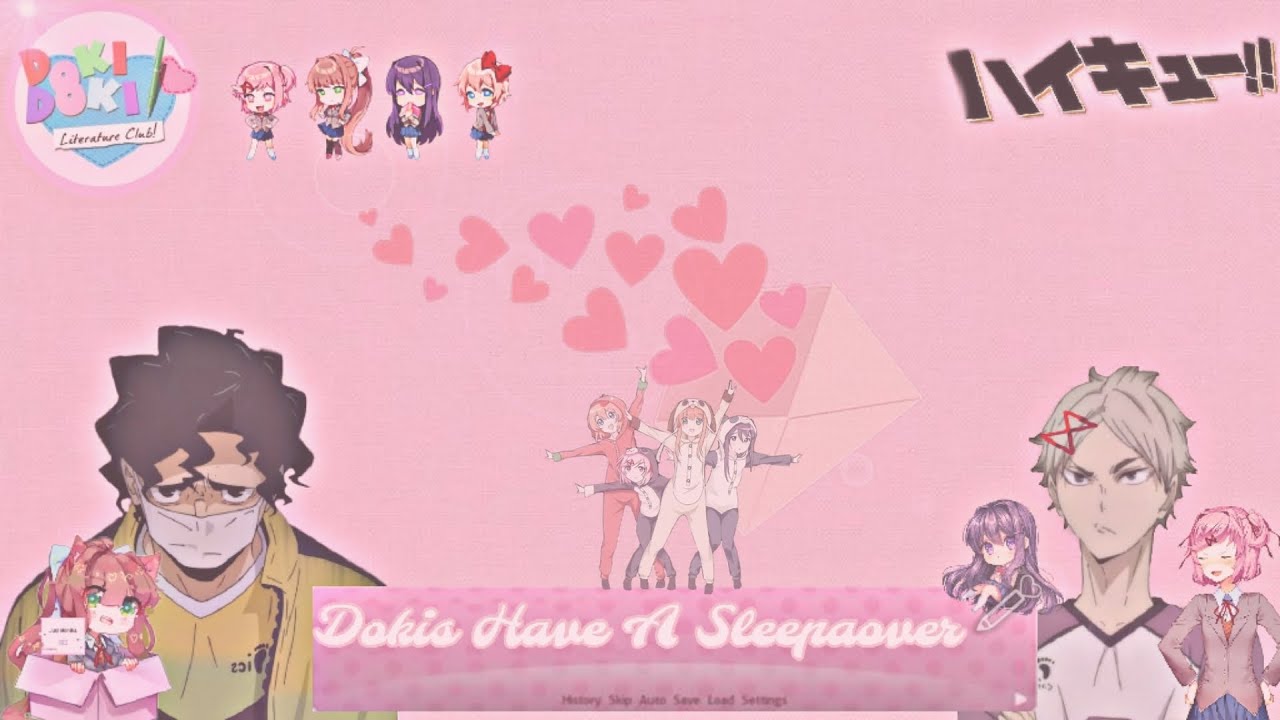 Dokis Have A Sleepover||HaikyuuTexts||Ouerxes