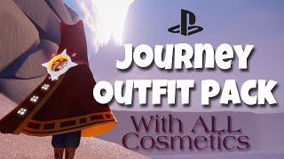 Journey Outfit Try-on with ALL Cosmetics! - PlayStation Exclusive | Sky CotL - nastymold