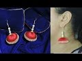 How To Make Beautiful Silk Thread Earrings At Home | DIY | Jewelry Making