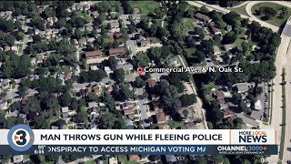 Man throws gun, tries to run from police after traffic stop on east side