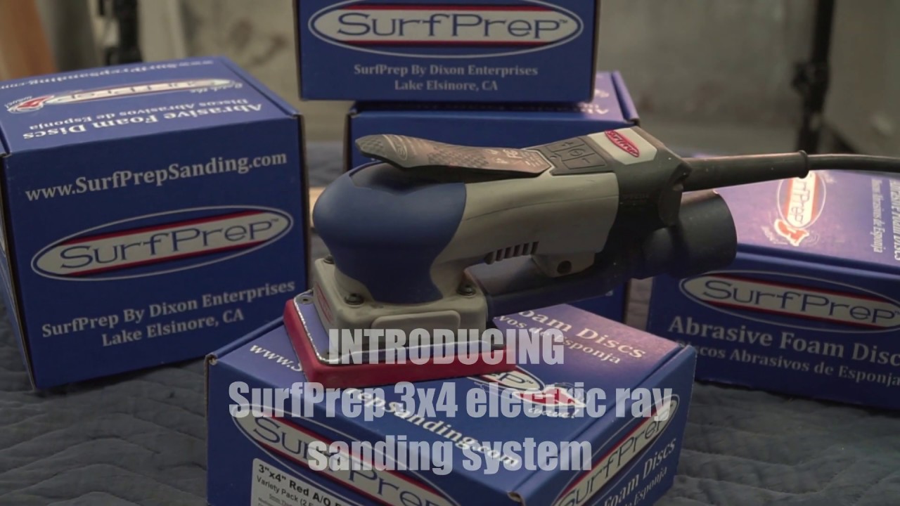 SurfPrep 3x4 Electric Ray Sander YouTube