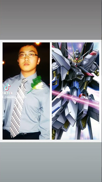 David Nguyen And Strike Freedom Gundam - Rei Yasuda - Mirror