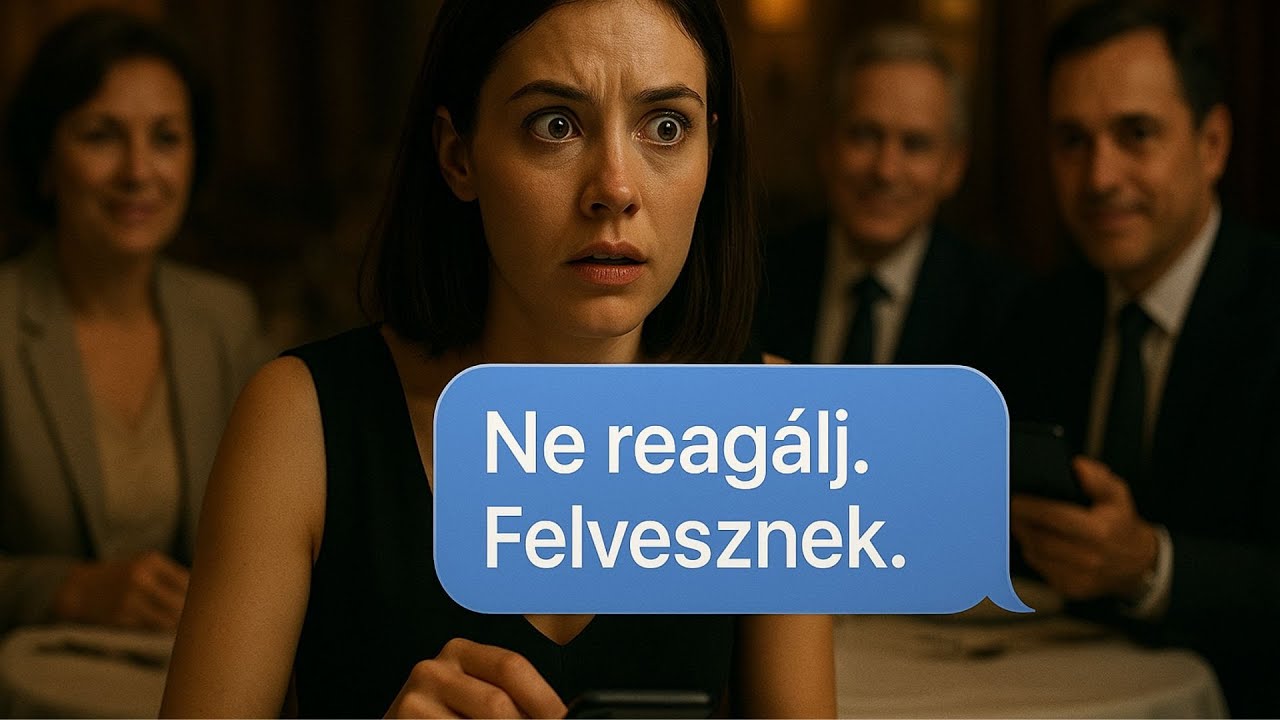 Ebéd közben anyósomékkal, üzenetet kaptam egy ismeretlen számról: „Ne reagálj. Titokban felvesznek.”