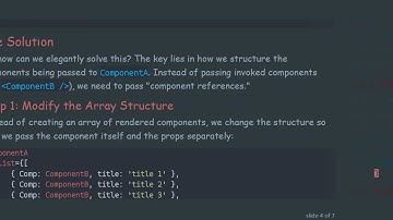 How to Pass and Render an Array of React Components with Props in ReactJS