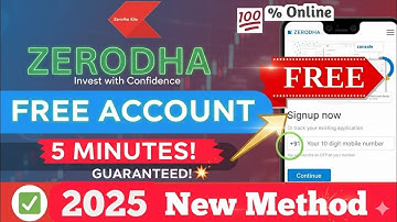 Zerodha Account opening. How to open zerodha account. Malayalam Video. 2026. 