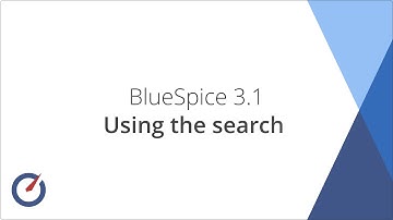 BlueSpice 3.1 - Search functionality