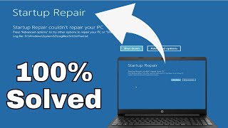 [100% solved] startup repair couldn’t repair your pc in windows 10/11