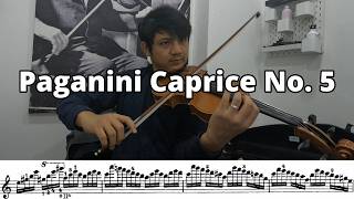 Download Lagu Deciphering Paganini, Caprice No. 5. With associated etudes and practice exercises MP3