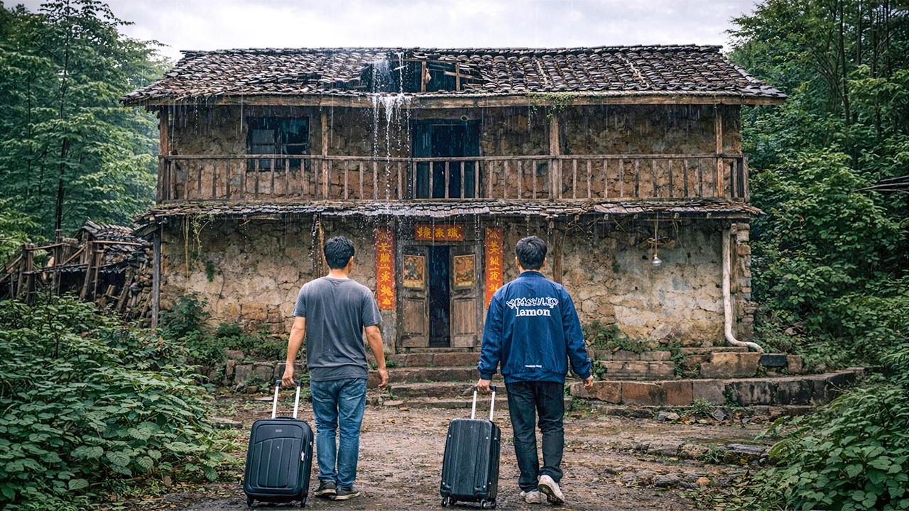 After 5 years in prison, they return and start over | The two brothers renovate an abandoned house.